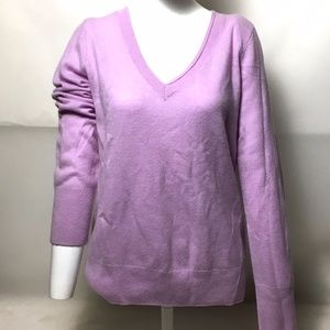 Nordstrom Halogen Cashmere LS Sweater NWT Size MED.